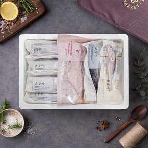 [9/21일 10시 결제건까지 명절전배송] 신세계 명품 4종 세트 1.62kg(갈치500g*1미,옥돔180g*1미,참조기80g5미,고등어180g*3팩/신세계가방 포장)