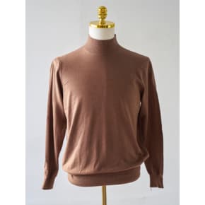 Half Turtleneck Knit Brown / ALCKT001