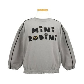 2512010597 (Mini Rodini cats sp sweatshirt) 고양이 캣 아동 맨투맨