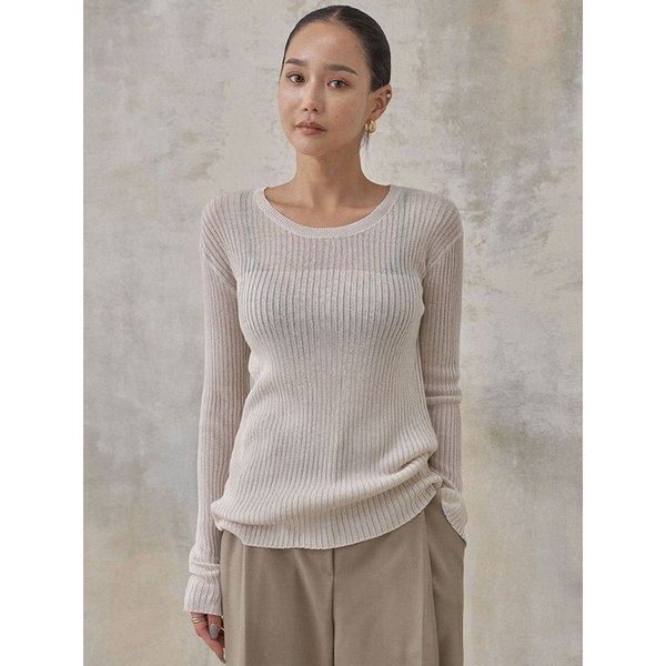 하프시스 니트(아이보리)