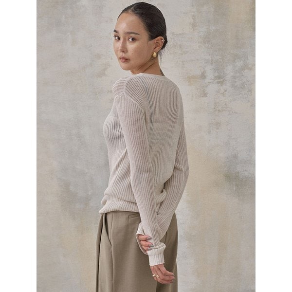 하프시스 니트(아이보리)