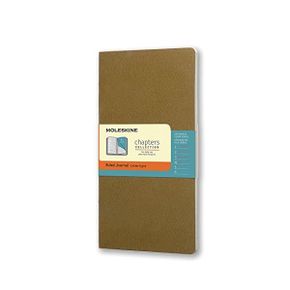 일본 몰스킨 노트 Moleskine Notebook Chapters Journal Ruled Toney Olive Slim Medium 1449049