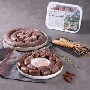Fresh 속초 전통 수제 인삼아바이순대 슬라이스 500g