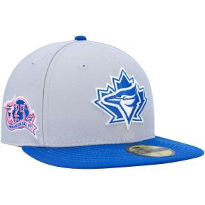 [해외] 919857 뉴에라 모자 MLB [토론토 블루제이스] Dolphin 59FIFTY Fitted Hat - Gray/Blue