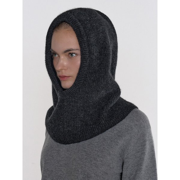 Mohair Wool Blended Balaclava (2color)