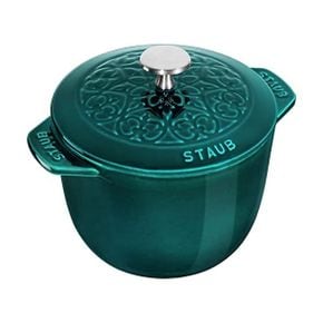 독일 스타우브 무쇠냄비 STAUB LAMER LTD ED Cast Iron Rice Cocotte Lily Drawing Round 16cm 1