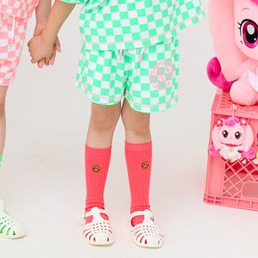 캐치티니핑 체커 그린 테리 이지웨어 반바지_0D15W00030