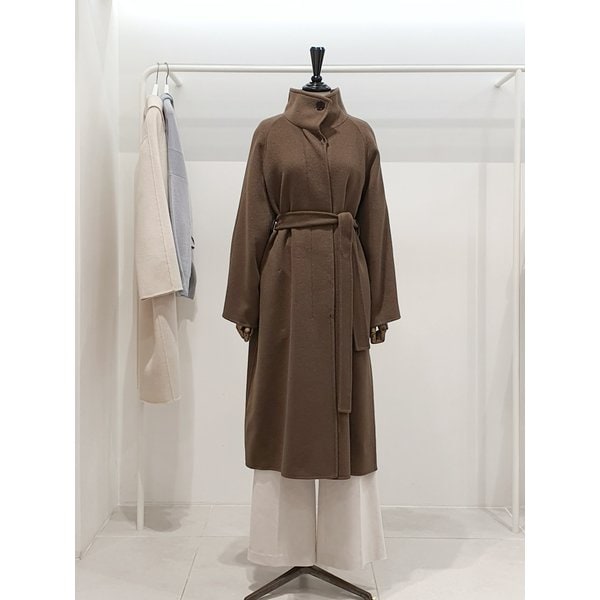 [파주점] 쥬크 주크 루즈핏 하이넥 벨티드 롱코트 V254MSG974