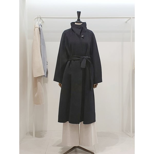 [파주점] 쥬크 주크 루즈핏 하이넥 벨티드 롱코트 V254MSG974