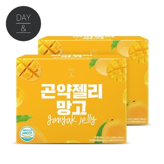 참앤들황토농원 데이앤 망고 곤약젤리 130ml x 10포 2박스(총20팩)