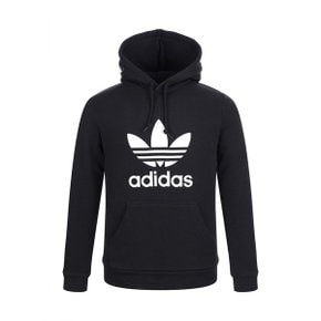 adidas 남성 블랙 오리지널 빅로고 후드티셔츠_P353017698