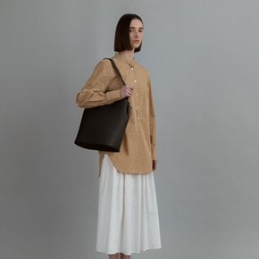 Aline large shoulder bag Umber