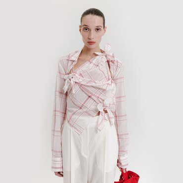EENK Jeong-Ja Knot Top - Pink