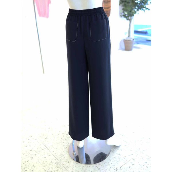 [여주점] 여성 스티치 원 턱 밴딩 팬츠 바지 YY6MLE02