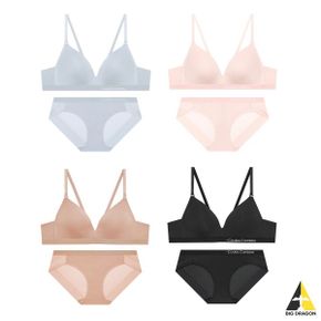 CODES COMBINE 코데즈 컴바인 INNERWEAR 모달 소프트 노와이어 브라 팬티 세트 4 Colors