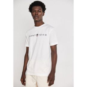 4510355 GANT GRAPHIC - Print T-shirt eggshell