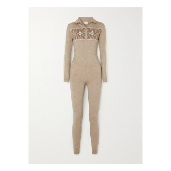 위 노르웨지안 Signature Fair Isle Merino Wool Jumpsuit 크림 43769801098462893