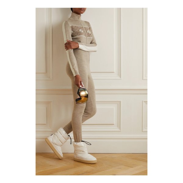 위 노르웨지안 Signature Fair Isle Merino Wool Jumpsuit 크림 43769801098462893