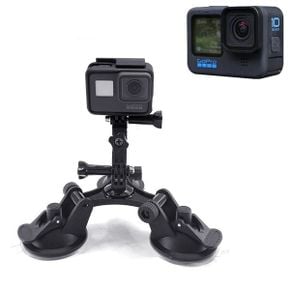 호환 유리 고프로10 자동차 고정 석션컵 3구 GOPRO10