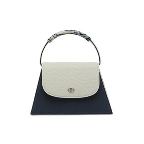 TRIANGOLO TOTE MINI [NAVY  IVORY]