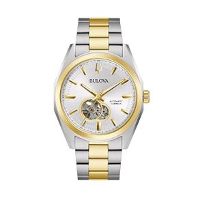 독일 부로바 남자 시계 Bulova 98A284 Mens 아날로그 Automatic 워치 스테인리스스틸 스트랩 2 C