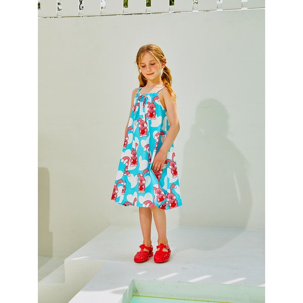 라핀 유아 아동 여아 원피스 슬리브리스