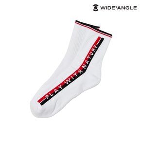 공식 신상 남성 CO 사이드 워딩 앵클 삭스 골프 양말 WMP25S03W2