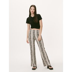 SIESTE PRINT PANTS [BLACK]