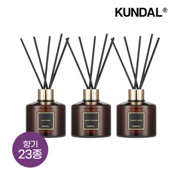 쿤달 퍼퓸 실내용 방향제 디퓨저 200ml x3개 (향 23종 택 1)