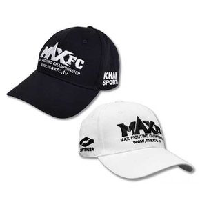 CH-M04 MAXFC 볼캡 모자 스포츠캡 (흰색 검정) 복싱 킥복싱 격투기 헬스 복근단련