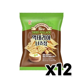 먹태리아 나쵸칩 청양마요맛 봉지스낵 60g x 12개