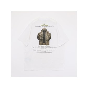 스톤아일랜드 백프린트 아카이브 반팔 남성 티셔츠 K2S152100037 S0091 V0001