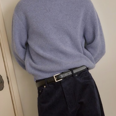 질스튜어트뉴욕 블랙 단색 소가죽 벨트 [JUBE4F279BK]