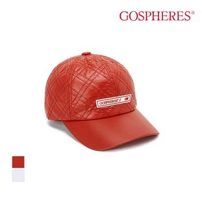 고스피어 GOSPHERES WOMAN LOGO PATCH QUILTED CAP_PW2WCA55