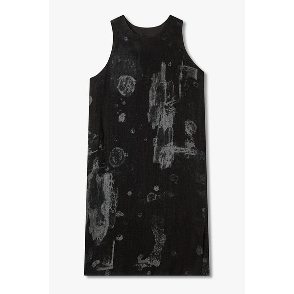 [Y`s]프린티드 슬리브리스 드레스 6615361105000