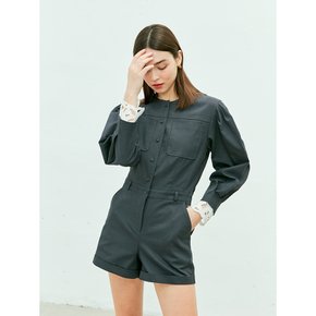 Volume sleeve mini jumpsuit_CC