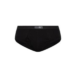 MM6 메종 마르지엘라 로고 자수 브리프 MJL6A00200 001 TP978217391