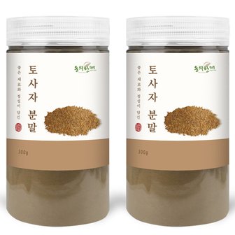 동의한재 깨끗이 세척한 내몽고 토사자 분말 가루 300g x 2개