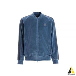 NEEDLES 니들스 R.C. Track Jacket - CPE Velour Smoke Blue (NS251) (R.C 트랙 자켓)