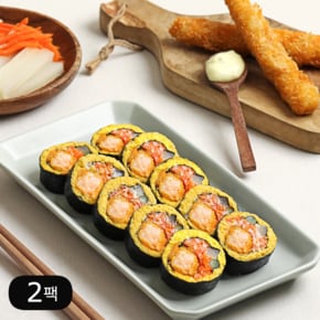 밥없는 쌀빠진 단백김밥 2종 2팩 / 계란지단 냉동김밥 고단백 저당식단