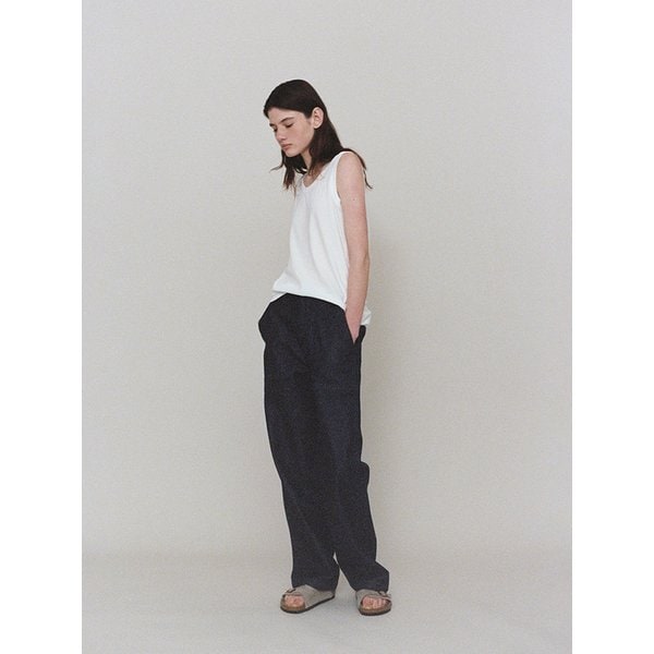 Isaac cotton sleeveless_off white