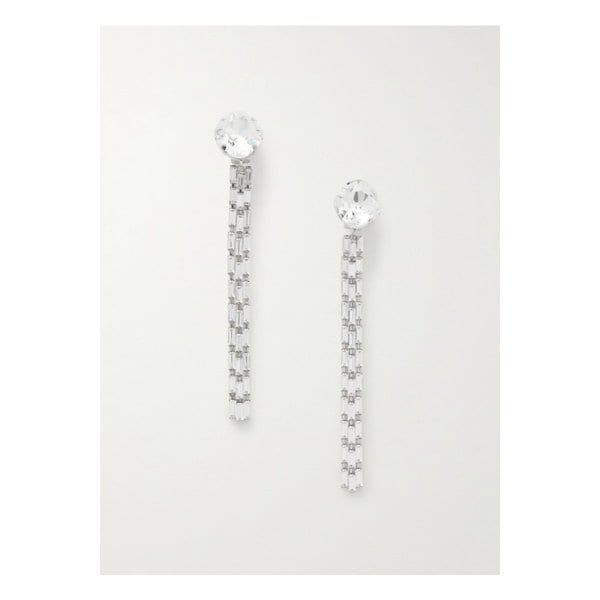 실버톤 크리스털 클립 이어링 46376663162845334