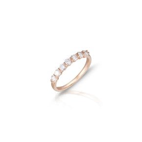 ETOILE HALF ETERNITY RING 18K ROSE GOLD(랩그로운다이아몬드) / 211220263