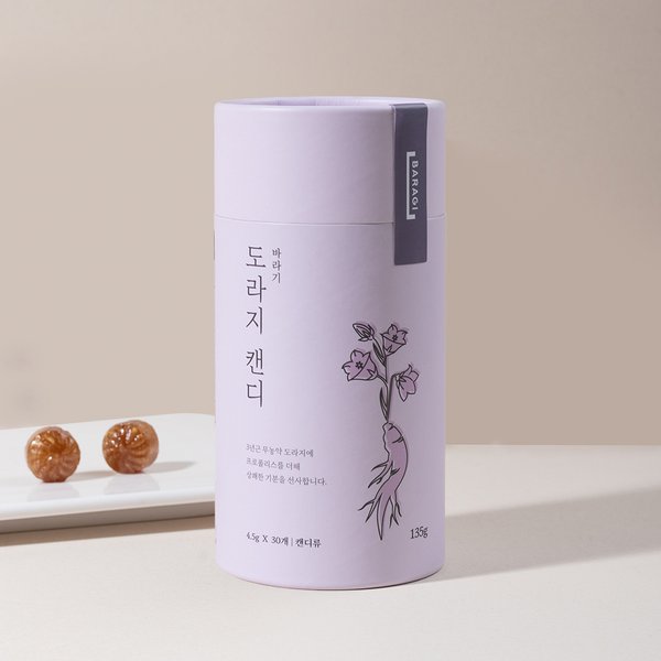 바라기 프로폴리스 도라지 캔디 지관통 135g