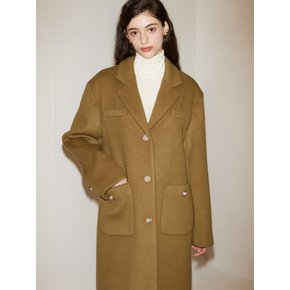 Classic Wool Long Coat_ Brown