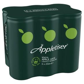 [해외직구] Appletiser 애플타이저 100% 사과주스 라이틀링 스파클링 탄산음료 250ml 6입