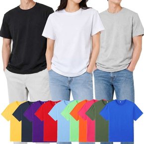 국내생산 코마사 남자 여자 순면100% 면티 반팔티 티셔츠