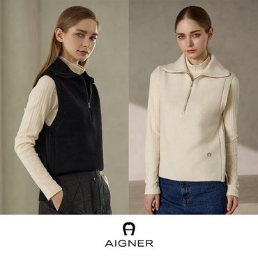 아이그너 [소량재입고]아이그너 24FW 레터링 인타샤 니트베스트