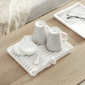 식기건조대 그릇건조대 접이식 싱크대 물빠짐 정리대 M10532