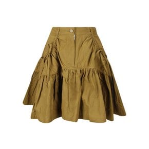 [쎄실리에반센] Midi skirt 224RTW17004 OCHRE 2786222